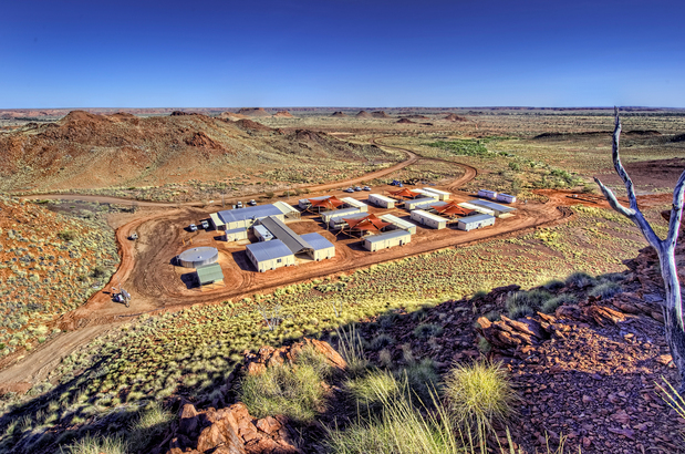 The Kintyre Project exploration camp in the East Pilbara. Photo credit: Cameco Australia.