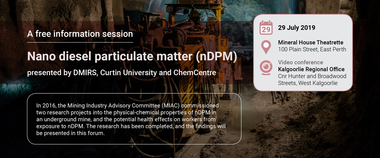 Free information session on diesel particulate research