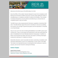 RER eNews now available online