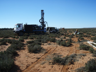 Aircore drilling at Toro's Wiluna site