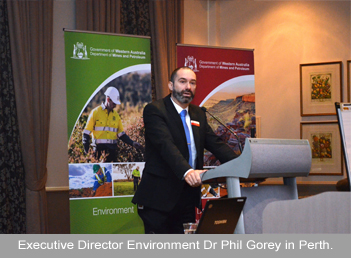 Executive Director Environment Dr Phil Gorey in Perth