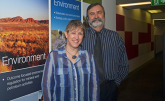 Dr Marnie Leybourne and Steve Tantala joined DMP earlier this <br> year in the Environmental Division as part of the Reforming <br>Environmental Regulation (RER) program.