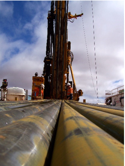 Drilling in the Eucla. Image courtesy Gunson Resources Ltd