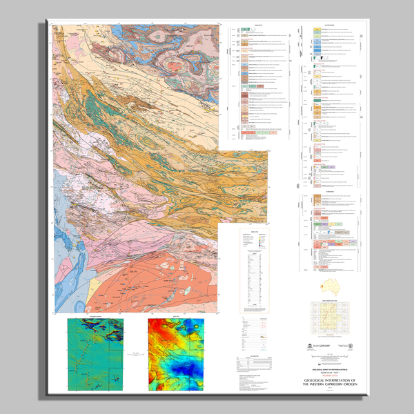 Geological interpretation of the western Capricorn Orogen