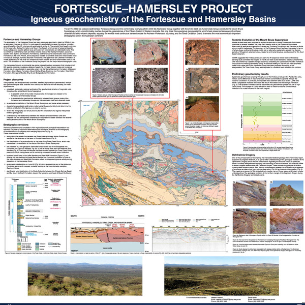 Fortescue–Hamersley project poster for GSWA Open Day 2017