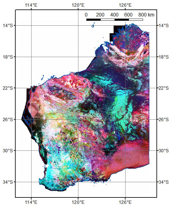 Radiometric grids (80 m) of Western Australia (2014 – version 1