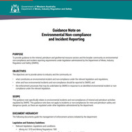 Non-Compliance and Incidents Reporting Guideline now online