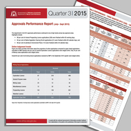 Approvals performance report shows strong online uptake